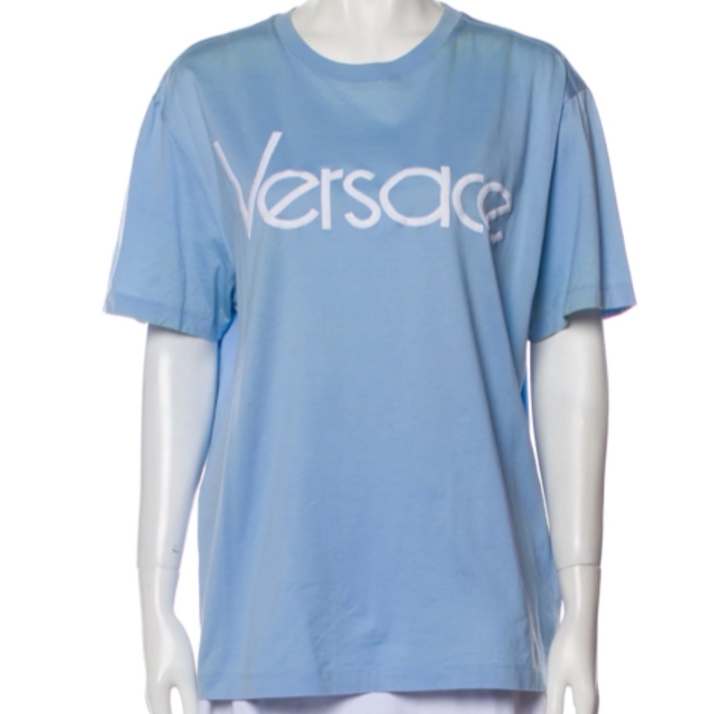 VERSACE Graphic Print Crew Neck T-Shirt MENS LARGE